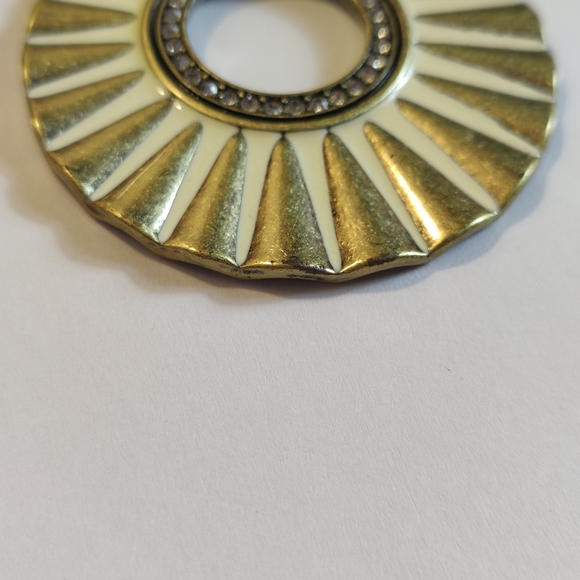 Lia Sophia Long Goldtone Sunburst Pendant‎ Necklace - Picture 16 of 16